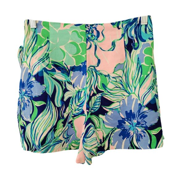 Lilly Pulitzer Womens Faye Floral Mini Skort Size 2 Multicolor Resortwear NWT - Picture 2 of 9